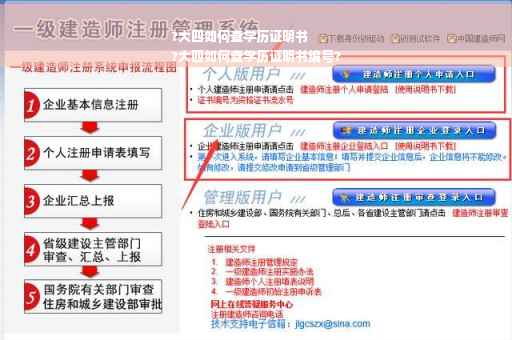 ?大四如何查学历证明书
?大四如何查学历证明书编号?