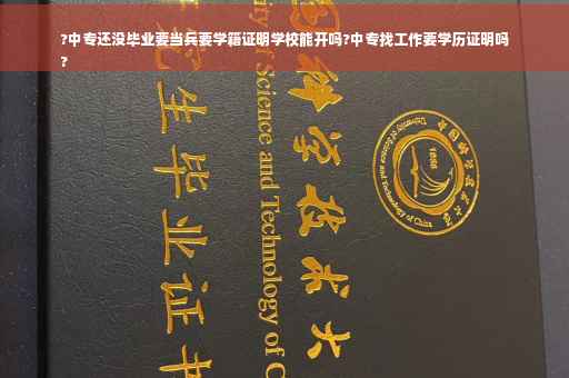 ?中专还没毕业要当兵要学籍证明学校能开吗?中专找工作要学历证明吗
?