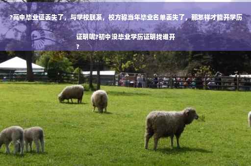 ?高中毕业证丢失了，与学校联系，校方称当年毕业名单丢失了，那怎样才能开学历证明呢?初中没毕业学历证明找谁开
?
