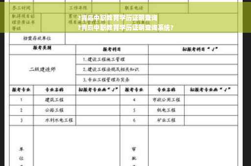?青岛中职教育学历证明查询
?青岛中职教育学历证明查询系统?