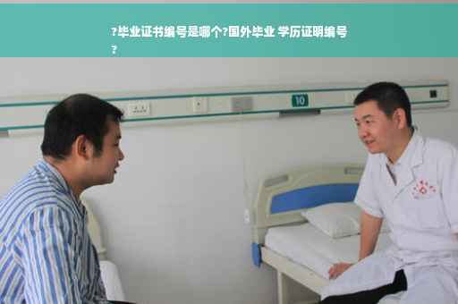 ?毕业证书编号是哪个?国外毕业 学历证明编号
?