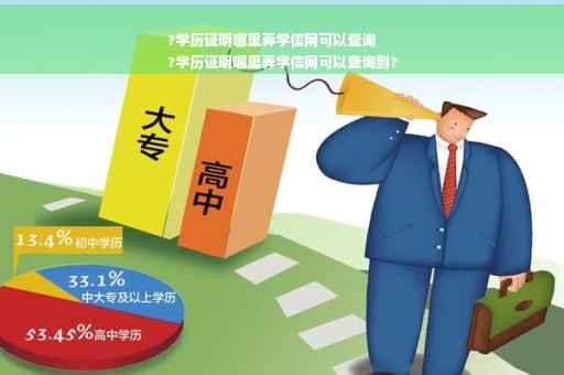 ?学历证明哪里弄学信网可以查询
?学历证明哪里弄学信网可以查询到?