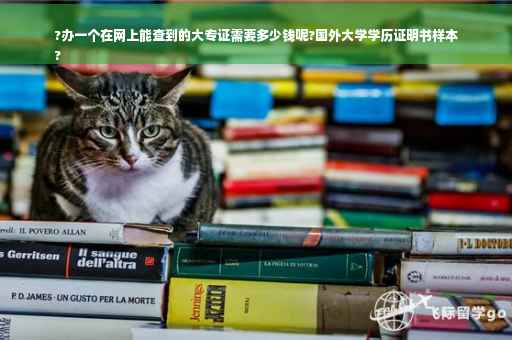 ?办一个在网上能查到的大专证需要多少钱呢?国外大学学历证明书样本
?