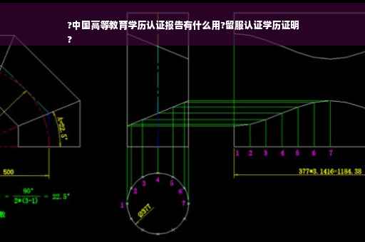 ?中国高等教育学历认证报告有什么用?留服认证学历证明
?