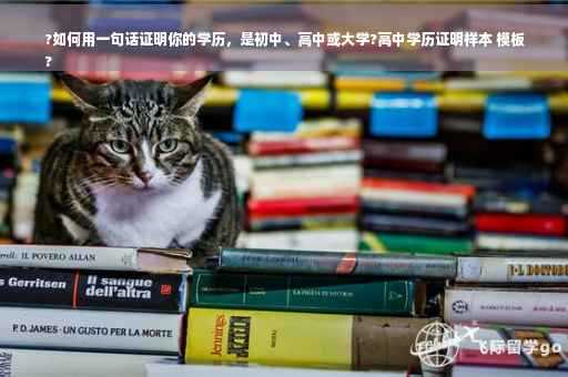 ?如何用一句话证明你的学历，是初中、高中或大学?高中学历证明样本 模板
?