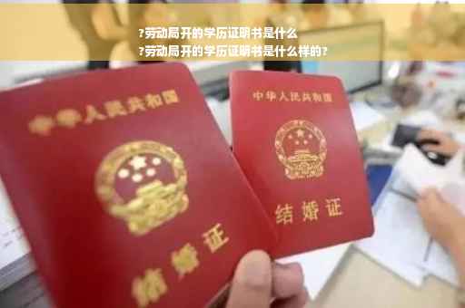 ?劳动局开的学历证明书是什么
?劳动局开的学历证明书是什么样的?