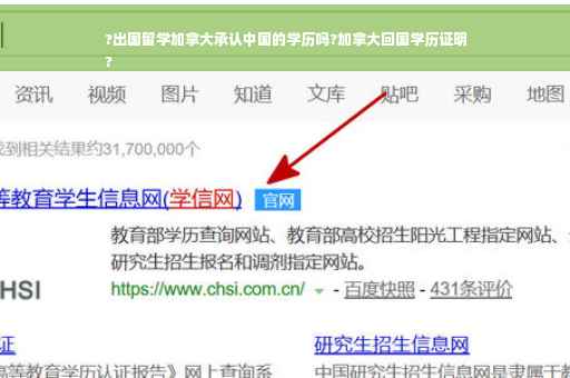 ?出国留学加拿大承认中国的学历吗?加拿大回国学历证明
?