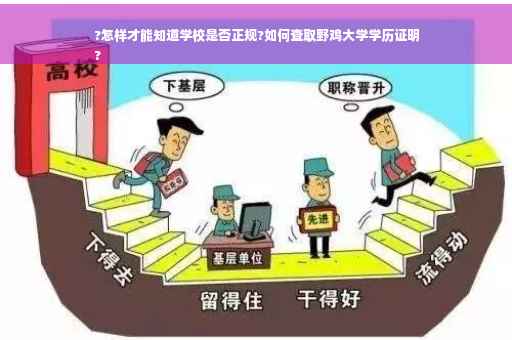 ?怎样才能知道学校是否正规?如何查取野鸡大学学历证明
?