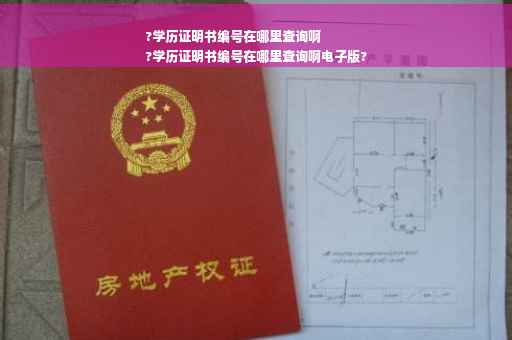 ?学历证明书编号在哪里查询啊
?学历证明书编号在哪里查询啊电子版?