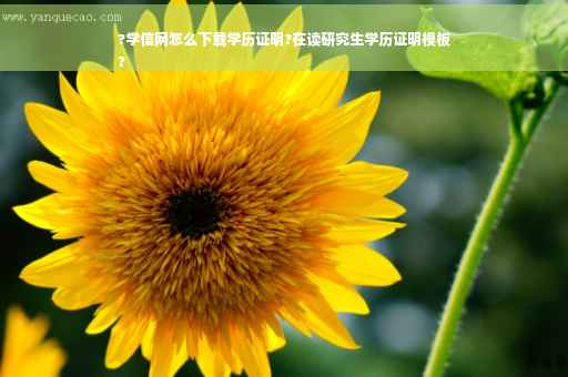 ?学信网怎么下载学历证明?在读研究生学历证明模板
?