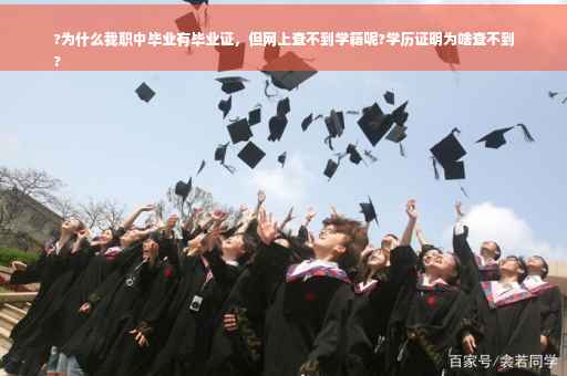 ?为什么我职中毕业有毕业证，但网上查不到学籍呢?学历证明为啥查不到
?