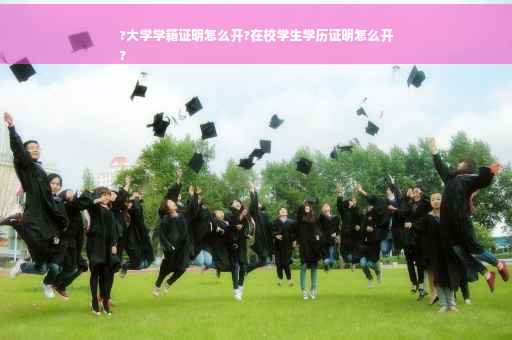 ?大学学籍证明怎么开?在校学生学历证明怎么开
?