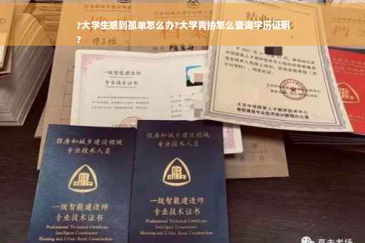 ?大学生感到孤单怎么办?大学青协怎么查询学历证明
?