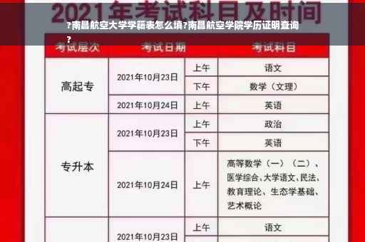 ?南昌航空大学学籍表怎么填?南昌航空学院学历证明查询
?