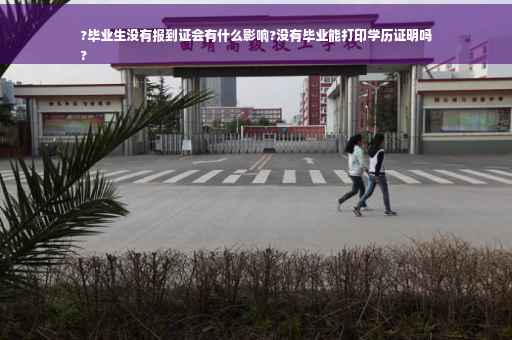 ?毕业生没有报到证会有什么影响?没有毕业能打印学历证明吗
?