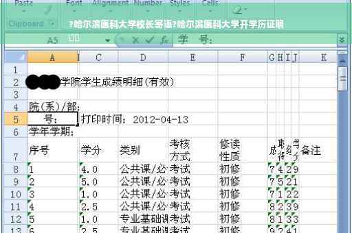 ?哈尔滨医科大学校长寄语?哈尔滨医科大学开学历证明
⚡️