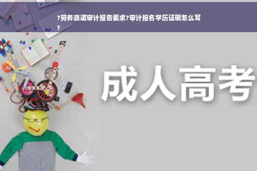 ?劳务派遣审计报告要求?审计报名学历证明怎么写
?