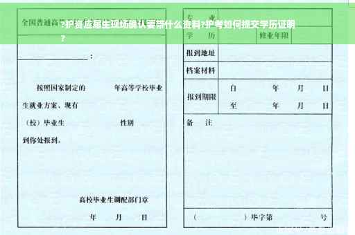 ?护资应届生现场确认要带什么资料?护考如何提交学历证明
?