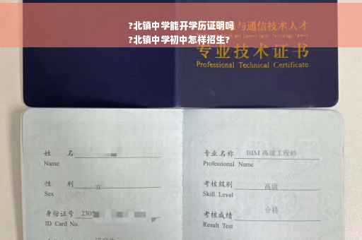 ?北镇中学能开学历证明吗
?北镇中学初中怎样招生?
