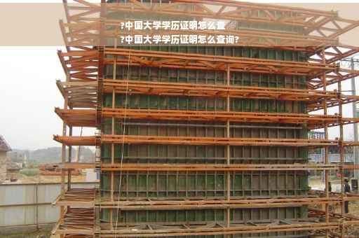 ?中国大学学历证明怎么查
?中国大学学历证明怎么查询?