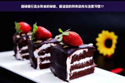 揭秘银行流水账单的秘密，解读你的财务动向与消费习惯??