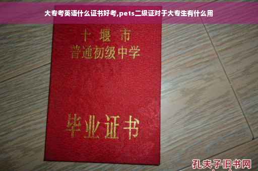 大专考英语什么证书好考,pets二级证对于大专生有什么用
