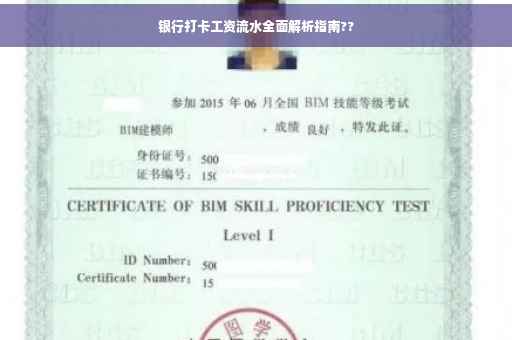 银行打卡工资流水全面解析指南??