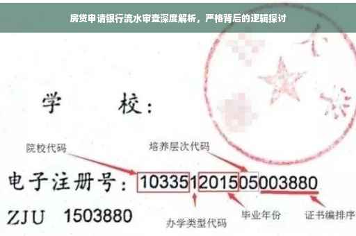 房贷申请银行流水审查深度解析，严格背后的逻辑探讨