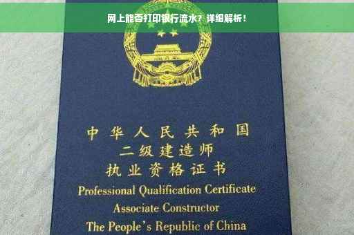 网上能否打印银行流水？详细解析！