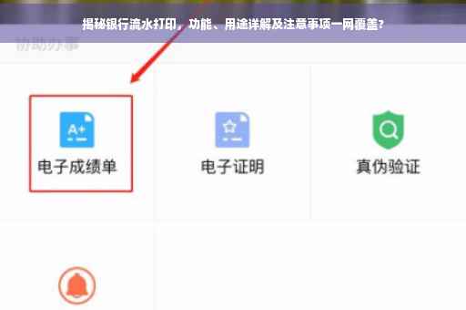 揭秘银行流水打印，功能、用途详解及注意事项一网覆盖?
