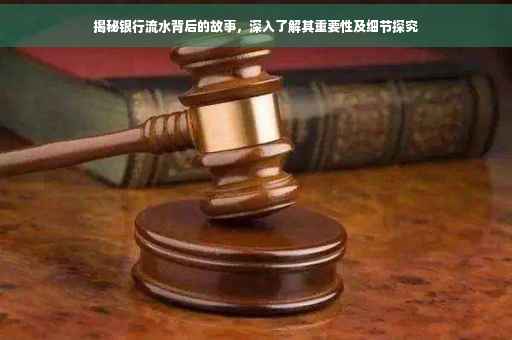 揭秘银行流水背后的故事，深入了解其重要性及细节探究