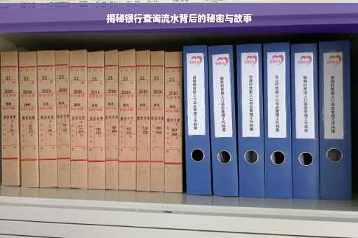 揭秘银行查询流水背后的秘密与故事