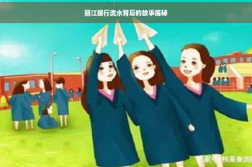 丽江银行流水背后的故事揭秘