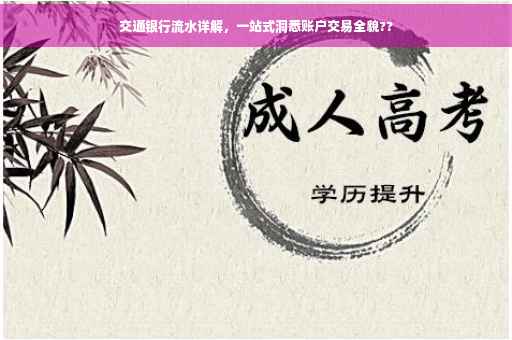 交通银行流水详解，一站式洞悉账户交易全貌??