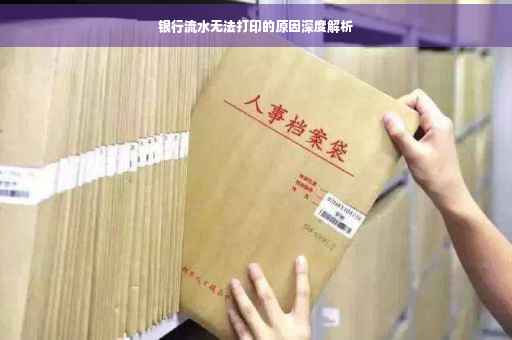 银行流水无法打印的原因深度解析