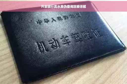 兴业银行流水真伪查询攻略详解