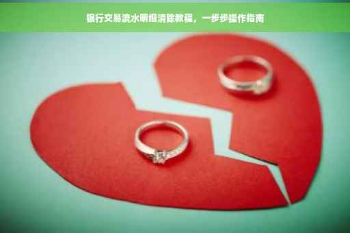 银行交易流水明细清除教程，一步步操作指南