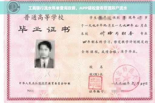 工商银行流水账单查询攻略，APP轻松查看管理账户流水