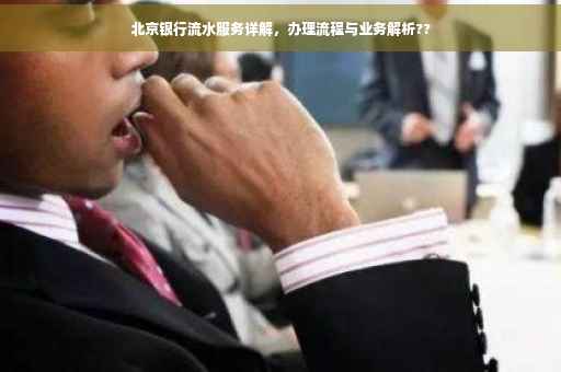北京银行流水服务详解，办理流程与业务解析??