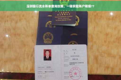 深圳银行流水账单查询攻略，一键获取账户明细??