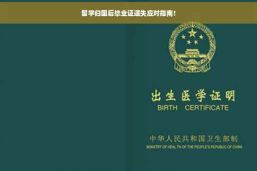 留学归国后毕业证遗失应对指南！