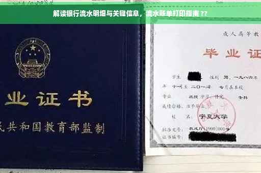 解读银行流水明细与关键信息，流水账单打印指南 ??
