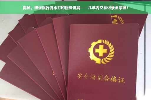 揭秘，建设银行流水打印服务详解——几年内交易记录全掌握！