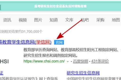 报考研究生时毕业证丢失应对措施指南