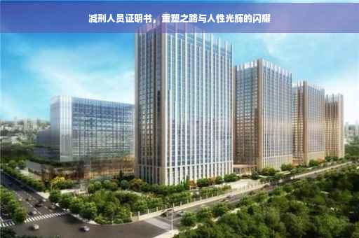 减刑人员证明书，重塑之路与人性光辉的闪耀