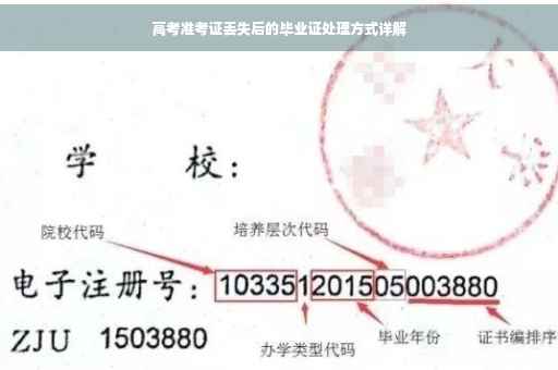 高考准考证丢失后的毕业证处理方式详解