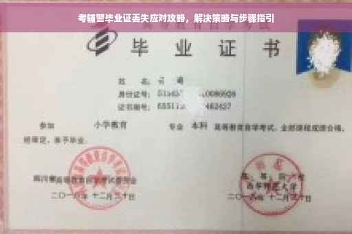 考辅警毕业证丢失应对攻略，解决策略与步骤指引