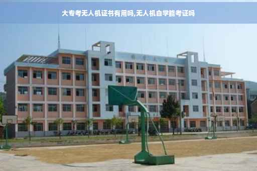 大专考无人机证书有用吗,无人机自学能考证吗