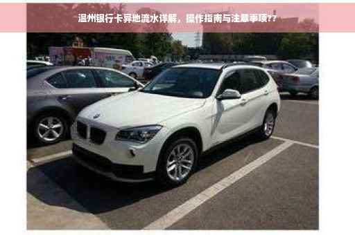 温州银行卡异地流水详解，操作指南与注意事项??