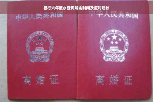 银行六年流水查询所需时间及应对建议